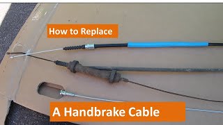 Handbrake Cable Stiff Rusty or Broken [upl. by Sebbie875]