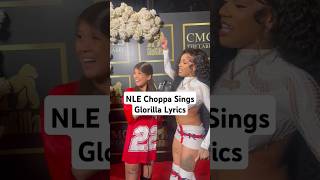 NLE Choppa Sings Glorilla Lyrics at BET Awards  JAM Culture TV celebrity [upl. by Jain387]