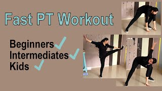 Fast PT Workout  Total Body Cardio Plus Strength  Full Body Cardio Plus Strength  Fit Homies [upl. by Rowney]