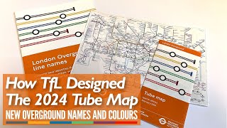 How The New Overground Colours Were Designed  2024 Tube Map [upl. by Kirrad]