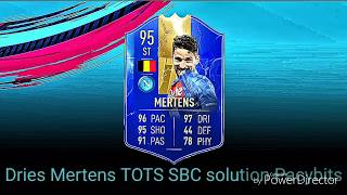 Dries Mertens TOTS SBC solution Pacybits [upl. by Haodnanehs323]