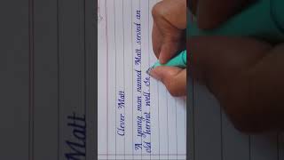 English handwriting Practice  writing  story writing  Eng Teach  shorts [upl. by Limber411]