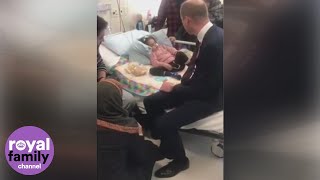 Duke of Cambridge shares sweet moment with 5yearold Christchurch survivor [upl. by Springer]