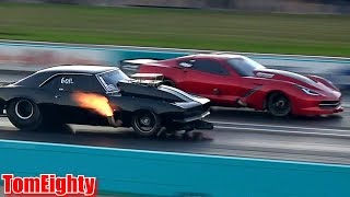 Street Outlaws No Prep Kings Grudge Racing Texas [upl. by Eitsyrc]