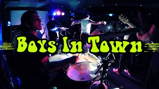 Boys In Town  Divinyls  Drum Cover by Andy Binder LIVE [upl. by Richy]