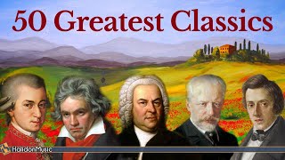 50 Greatest Pieces of Classical Music  Mozart Beethoven Bach Chopin [upl. by Pigeon]