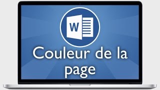 Tutoriel Word 2013  Modifier la couleur de la page [upl. by Postman275]