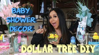 SNOOKIS DOLLAR TREE DIY BABY SHOWER DECOR [upl. by Innattirb560]