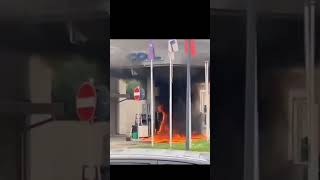 Immigrant burned down a petrol station in Ravenna Italy amp get arrested ravenna italy europe [upl. by Ludwog927]