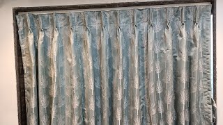 American pleat curtain 50 Blackout fabric Highlight Ring curtain work ☎9987272793 CHEMBUR 74 [upl. by Berna592]