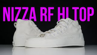 ADIDAS NIZZA RF HI TOP  Unboxing review amp on feet [upl. by Amr483]