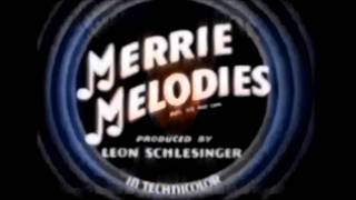 Merrie Melodies Openings And Closings 19311969 UPGRADED [upl. by Ahsekyt]