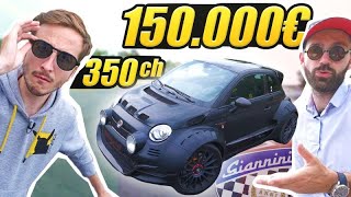 Essai Fiat 500 Giannini 350GP4  Petite bombe grosse violence [upl. by Lemal]