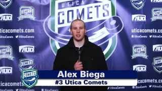 Utica Comets Season Tickets quotAlex Biega [upl. by Anerdna]