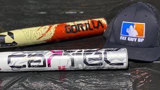 2023 DeMarini Vanilla Gorilla and Lady Cartel Softball Bat Review [upl. by Ahsain]