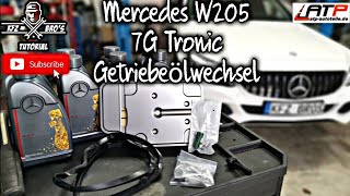 Mercedes W205  7G Tronic  Automatikgetriebe Ölwechsel ⚙️🛢  Anleitung  Drehmomentwerte [upl. by Katharyn]