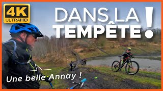 DANS LA TEMPÊTE  Randonnée à Annay 2020  VTT  MTB [upl. by Nonac538]