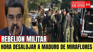 REBELION MILITAR CONTRA NICOLAS MADURO 🚨LLEGO LA HORA DE DESALOJARLO  MARIA CORINA SE PRENDIO ESTO [upl. by Eimilb]