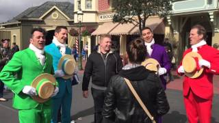 Dapper Dans Proposal Disney World [upl. by Neelyar]