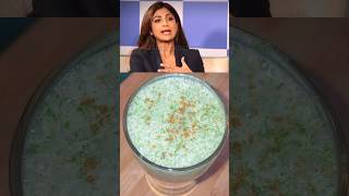 Shilpa Shettys Favourite Simple Pudina Chaas Recipe chaas shilpashetty shorts [upl. by Leonid]