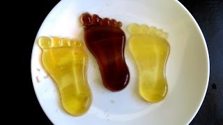 GUMMY FRUIT JUICE FEET [upl. by Hadeis251]