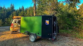 DIY Wohnwagen Ausbau  Umbau Kofferanhänger 750kg Camper Offroadcamper Anhänger Ausbau Teil 3 [upl. by Sofie]