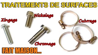 🔧 Zingage  Nickelage  Chromage  Cuivrage  Pièces amp Visserie traitées maison [upl. by Alliscirp]