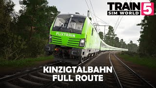 TSW5 Kinzigtalbahn FULL ROUTE  Frankfurt  Fulda  FlixTrain Vectron [upl. by Ecinehs]