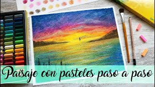 COMO PINTAR CON PASTELESTIZAS PARA PRINCIPIANTES MUY FÁCIL  VUESTROS DIBUJOS [upl. by Carolynne]