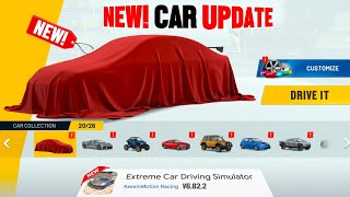 NEW CAR UPDATE 🤯 V6822  Extreme Car Driving [upl. by Nylekoorb952]