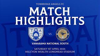 Match Highlights I Tonbridge Angels 1 Farnborough 2 [upl. by Tomchay615]