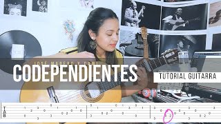 Codependientes  José Madero Cami  Tutorial Guitarra [upl. by Acirre]