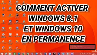 Comment Activer Windows 81 et Windows 10 en Permanence [upl. by Enttirb27]