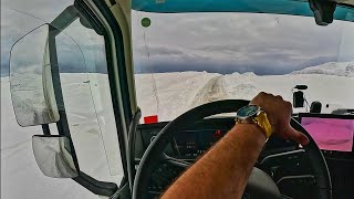 From Alta to Hammerfest 4K60 POV Truck Driving Norway Volvo FH540 [upl. by Acinehs]