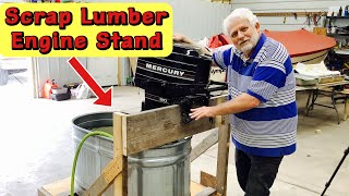 DIY Outboard Motor Engine Stand for 20 [upl. by Leahcim]