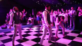 Surprise Groomsmen Dance  Lipchen Wedding 2017  The Manzies In Love [upl. by Adnwahs]