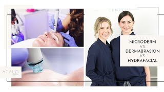 Microdermabrasion vs Dermabrasion vs HydraFacial [upl. by Lleinad]