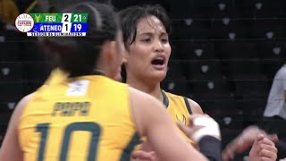 Chenie Tagaod Jean Asis CHARGING EXPLOSIONS for FEU vs Ateneo  UAAP SEASON 86 WOMENS VOLLEYBALL [upl. by Sofko]