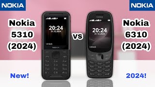 Nokia 5310 2024 Vs Nokia 6310 2024 [upl. by Huberman221]