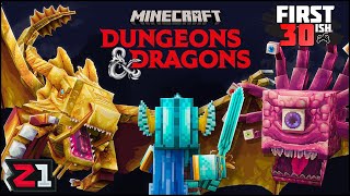 Minecraft X Dungeons And Dragons Gameplay First Look [upl. by Picco676]