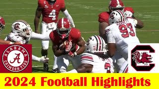 South Carolina vs 7 Alabama Football Game Highlights 10 12 2024 [upl. by Eiznekam]