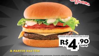 GiraLoucura Cheese Egg Burger e Croc [upl. by Oly]