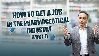 Get a Job in the Pharmaceutical IndustryINSIDER SECRETS PT1 🤫 [upl. by Sapphira]