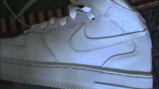 Nike Air Force 1 Mid White [upl. by Eimme]