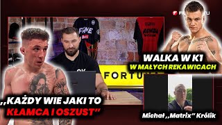 Michał MATRIX Królik OSTRO O WALCE Z NORMANEM PARKE MOŻEMY WALCZYĆ W BOKSIE Z ŁOKCIAMI [upl. by Trebornhoj]