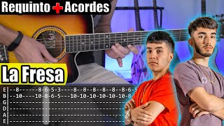 La Fresa  Eslabón Armado x Gabito Ballesteros  Requinto  Acordes  TABS  Tutorial Guitarra [upl. by Salohci]