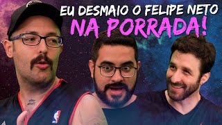 RINHA DE YOUTUBER CAUÊ MOURA SAIRIA NA MÃO COM FELIPE NETO com Dihh Lopes [upl. by Rosana]