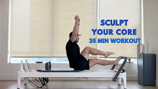 Intense Abs Workout  Intermediate Athletic Reformer Pilates [upl. by Hsetirp]