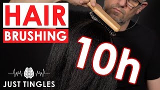 ASMR  10 Hours Hair Brushing  NO TALKING [upl. by Yessac596]