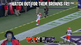 Reacting to Cleveland Browns vs Baltimore Ravens Game Highlights  NFL 2023 Week 10 [upl. by Jerz491]